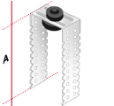 Directhanger met geluidsdemping Directhanger met geluidsdemping